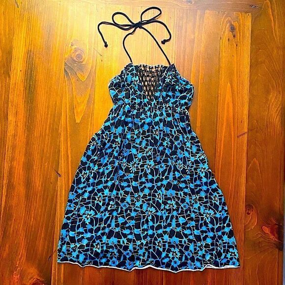 Free People Dresses & Skirts - Free People Floral Beaded Front Halter Dress